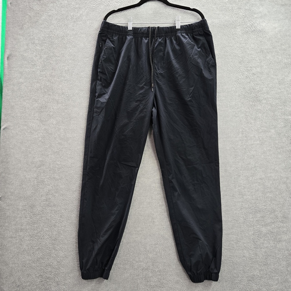 Banana Republic‎ Men Pants L Black Windbreaker 27" Inseam